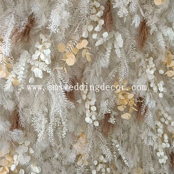 fake flower backdrop